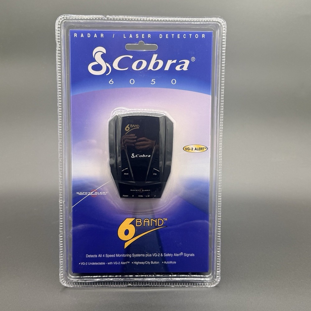 Cobra ESD 6050 6 Band Radar Laser Detector Safety Alert VG-2 NEW SEALED
